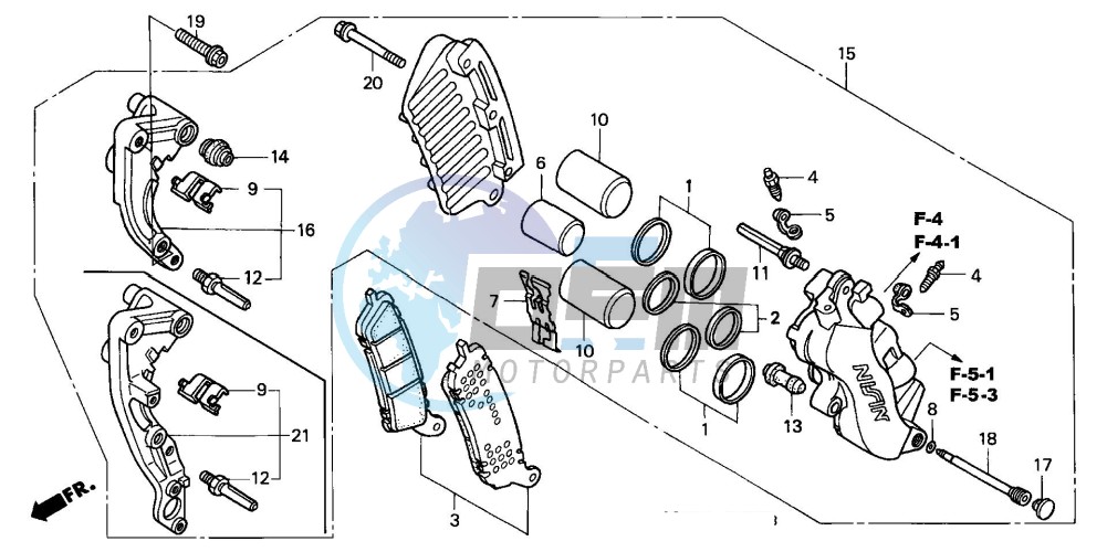 FRONT BRAKE CALIPER