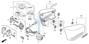 VTX1800C drawing SIDE COVER (VTX1800C2/3/4)