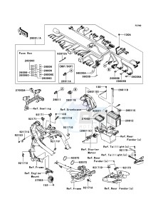 VERSYS_ABS KLE650DCF XX (EU ME A(FRICA) drawing Chassis Electrical Equipment