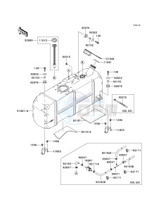 KAF 620 M [MULE 4010 4X4] (M9F) M9F drawing FUEL TANK