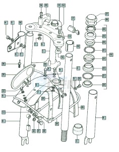 A3 50 drawing Front fork III