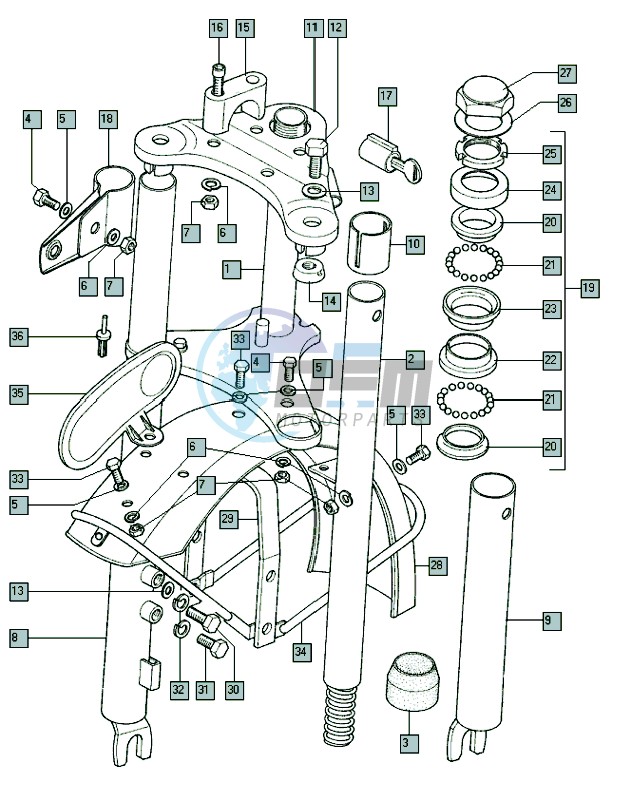 Front fork III