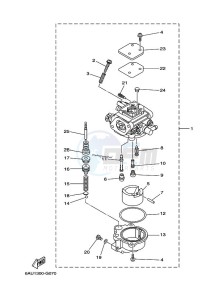 FT9-9GEL drawing CARBURETOR