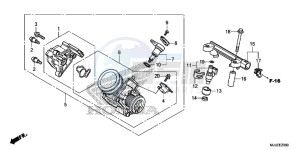 NC700SDE NC700SD 2ED - (2ED) drawing THROTTLE BODY