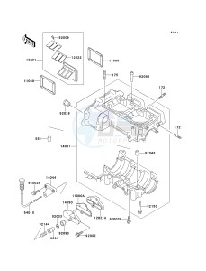 JF 650 A [X2] (A6-A9) [X2] drawing CRANKCASE