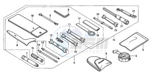 CB600F2 HORNET S drawing TOOLS