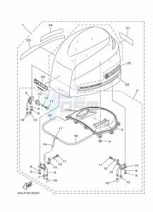 F225XA drawing FAIRING-UPPER