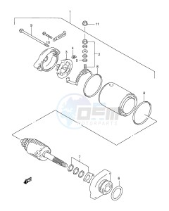 LT-A500F (E24) drawing STARTING MOTOR