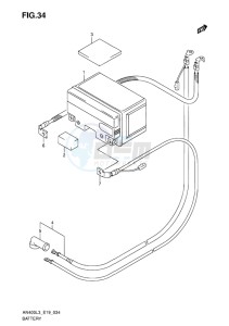 AN400 BURGMAN EU drawing BATTERY