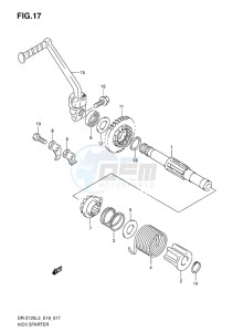 DR-Z125L EU drawing KICK STARTER