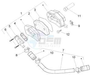 LX 50 2T drawing Secondary air box