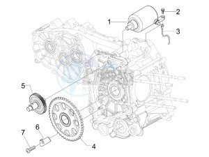 Beverly 125 RST 4T 4V ie E3 drawing Stater - Electric starter