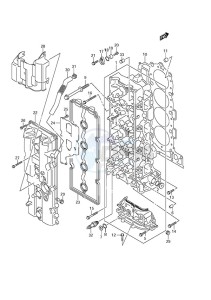 DF 150 drawing Cylinder Head