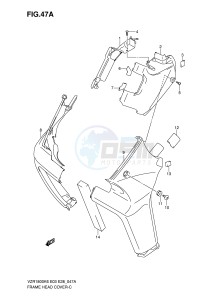 VZR1800 (E3-E28) INTRUDER drawing FRAME HEAD COVER (VZR1800ZK7 ZK8 ZK9 ZL0)