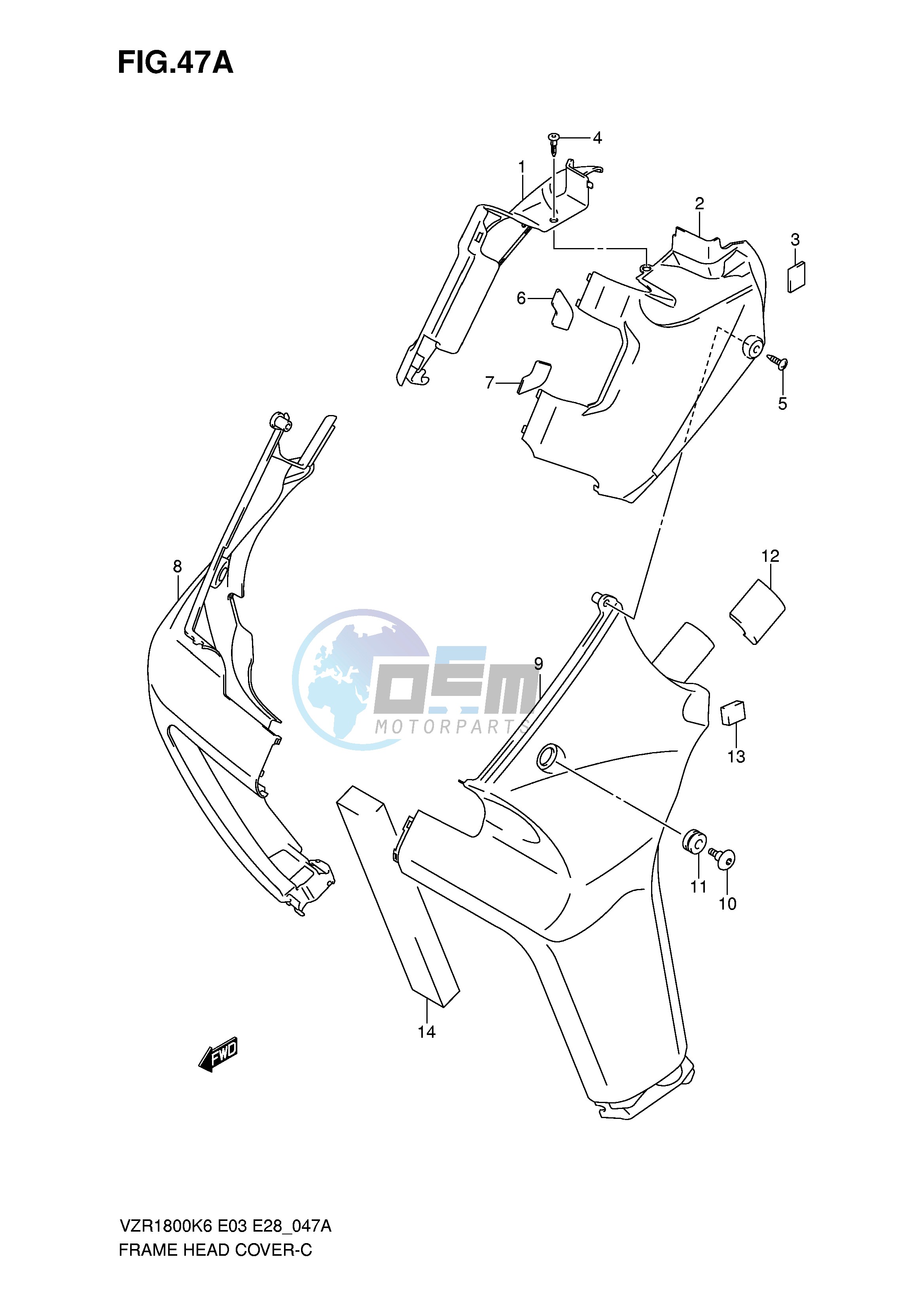 FRAME HEAD COVER (VZR1800ZK7 ZK8 ZK9 ZL0)