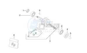 Scarabeo 50 2t (eng. Minarelli) drawing Connecting rod