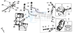 WOLF 300 (L8) EU EURO4 drawing FR.BRAKE MASTER CYLINDER