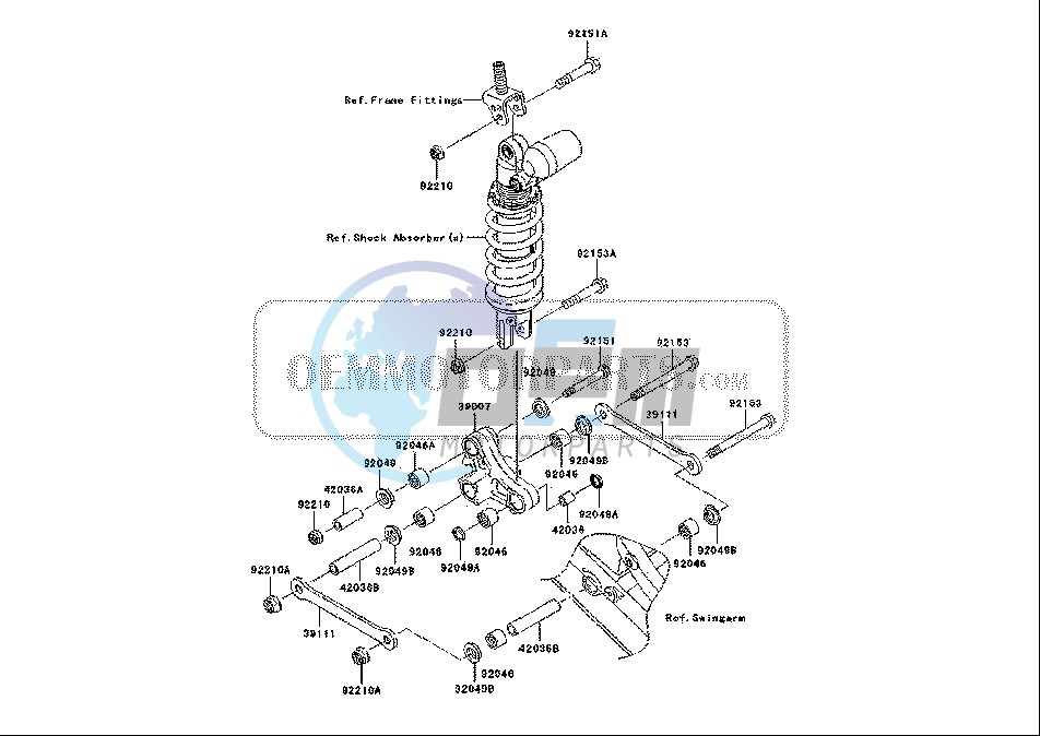 REAR CUSHION LEVER