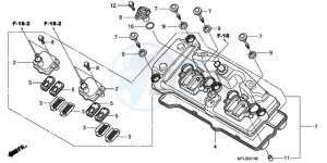 CBR1000RR9 KO / HRC MK drawing CYLINDER HEAD COVER