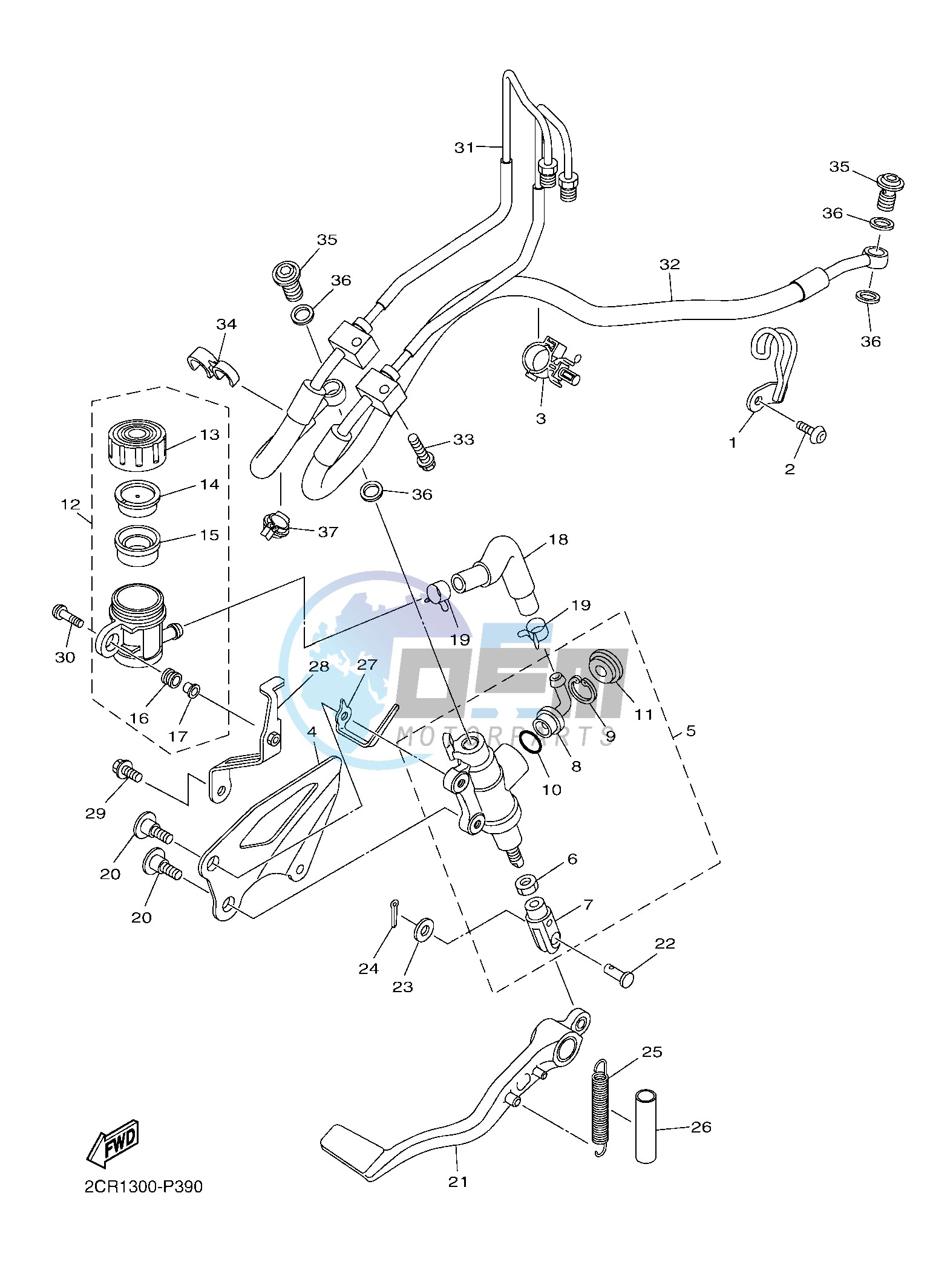 REAR MASTER CYLINDER