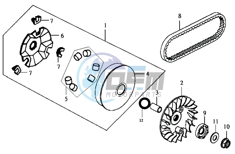 CLUTCH / V BELT