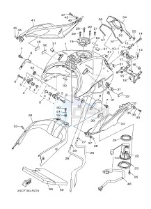 MT-09 TRACER MT09TRA TRACER 900 (2SCE) drawing FUEL TANK