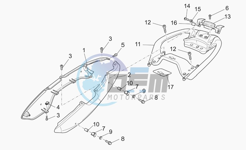 Rear body - rear fairing