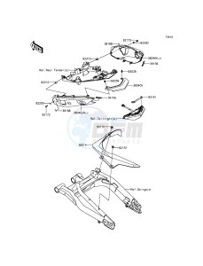 ER-6F EX650ECF XX (EU ME A(FRICA) drawing Side Covers/Chain Cover