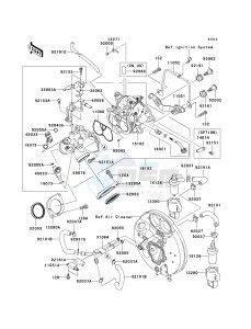 VN 1600 D [VULCAN 1600 NOMAD] (D6F-D8FA) D7FA drawing THROTTLE