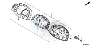 CBR600RRD CBR600RR UK - (E) drawing METER