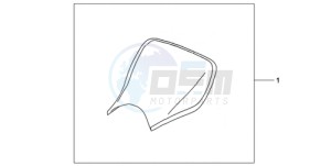 CBR1000RRA BR / HRC drawing E-SEAT