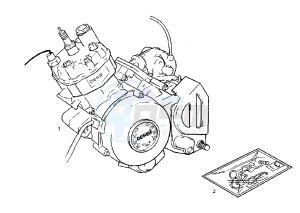 GPR REPLICA RACING - 50 cc drawing CRANKSHAFT-CYLINDER