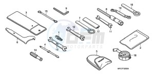 CB600FA39 Europe Direct - (ED / ABS ST) drawing TOOLS