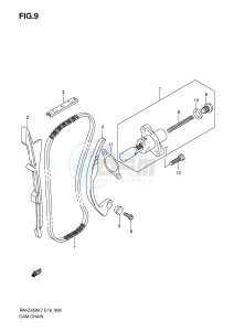 RM-Z450 (E19) drawing CAM CHAIN