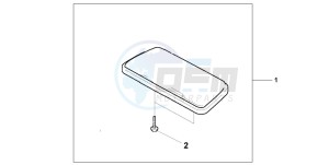 GL1800 drawing TRUNK VANITY MIRR