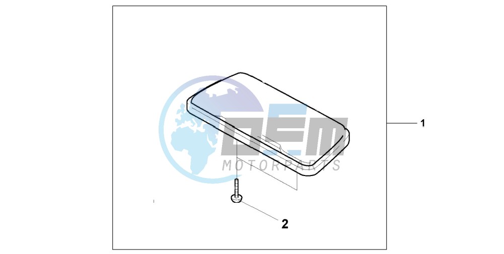 TRUNK VANITY MIRR