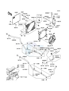 MULE 4010 TRANS 4x4 DIESEL KAF950G9F EU drawing Radiator