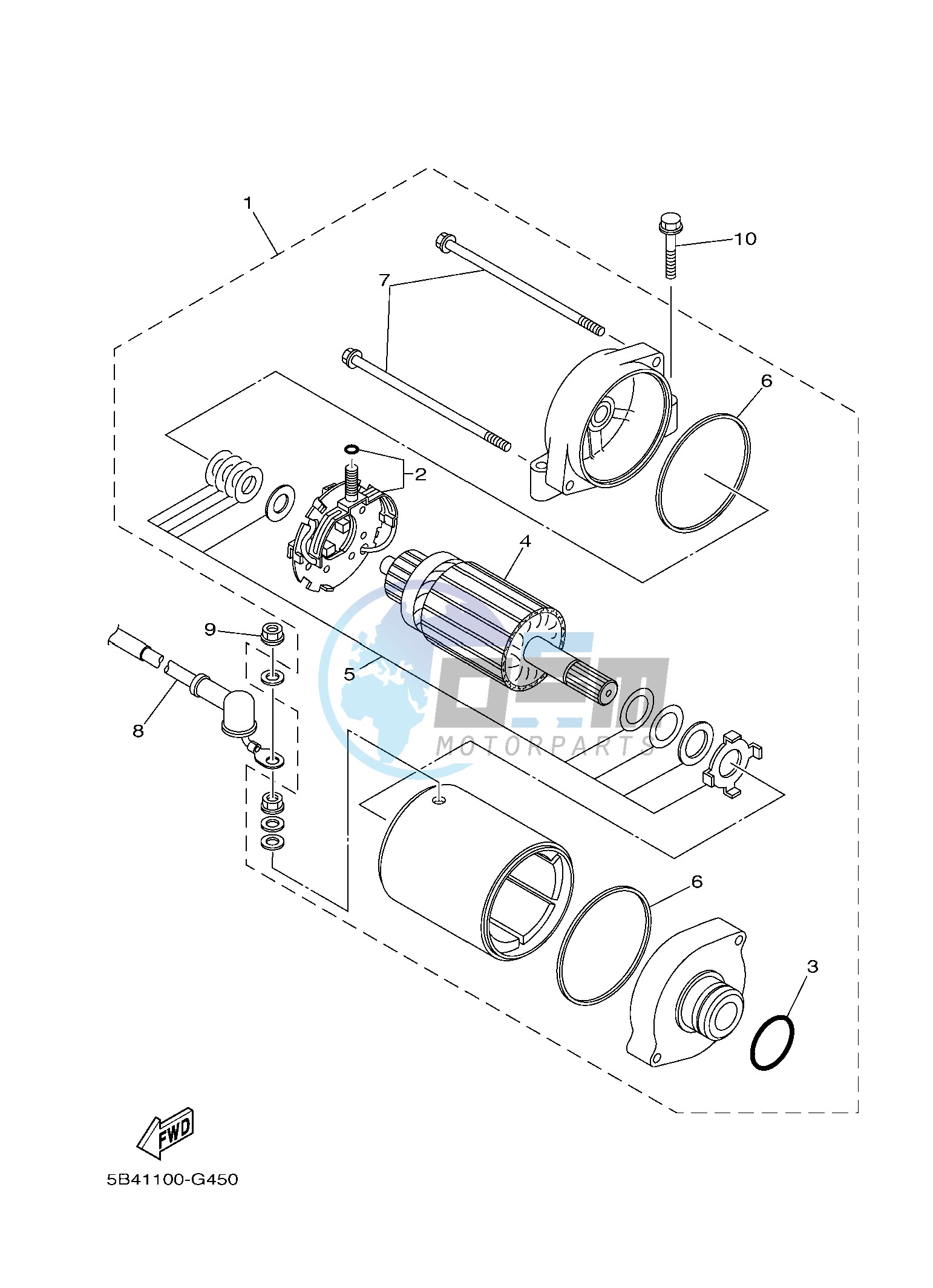 STARTING MOTOR