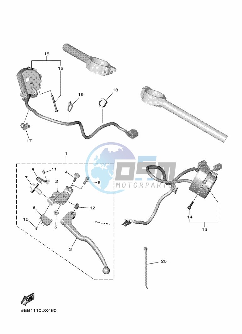 HANDLE SWITCH & LEVER