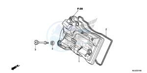 NC700SDE NC700SD 2ED - (2ED) drawing CYLINDER HEAD COVER