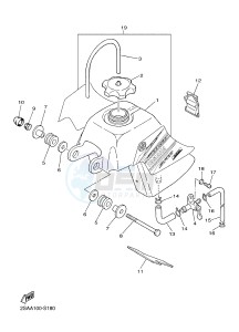 PW50 AUSTRIA drawing FUEL TANK