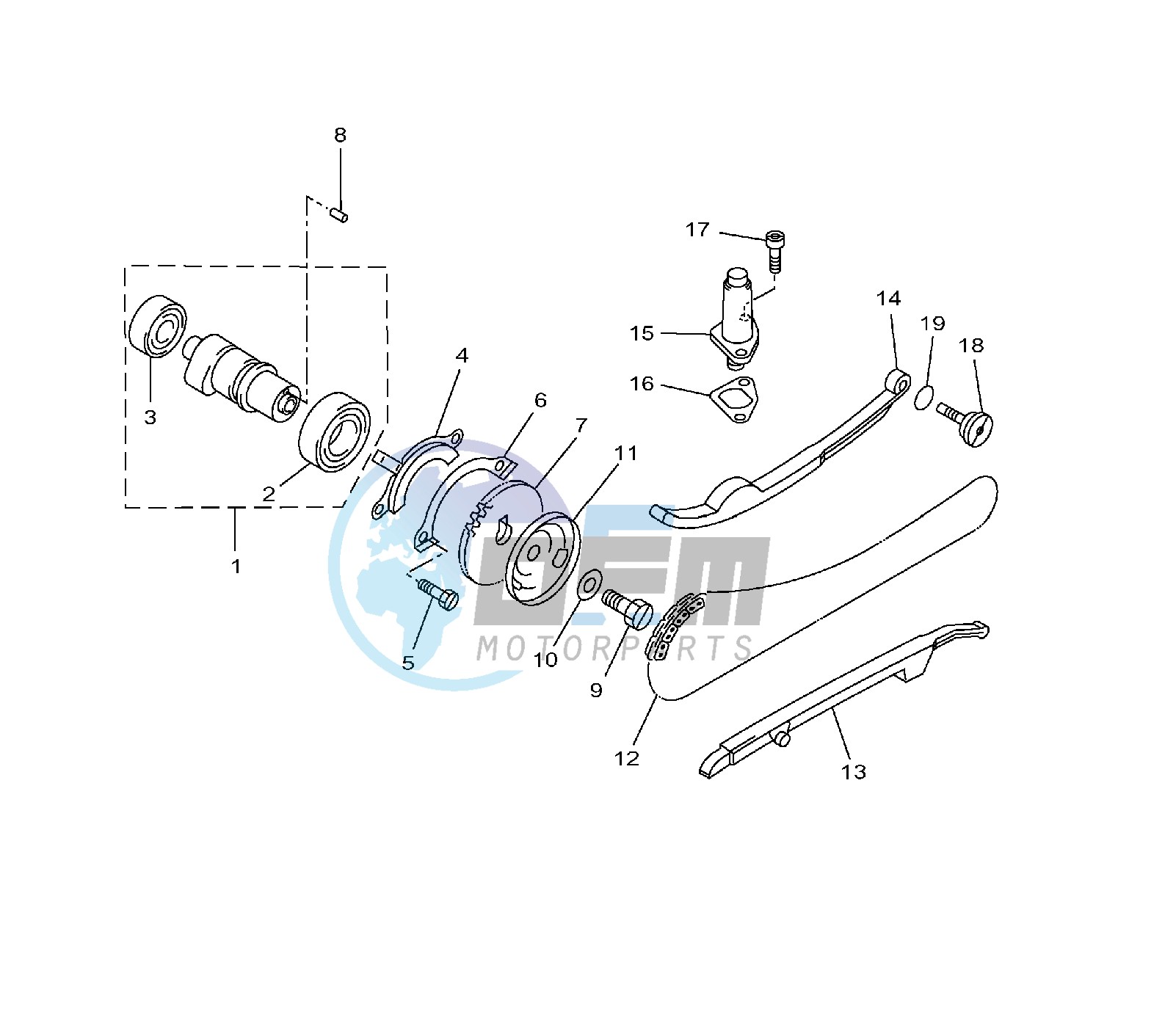 CAMSHAFT AND TIMING CHAIN