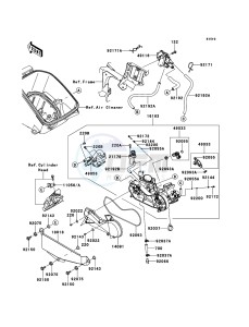 KVF750 4x4 KVF750LCF EU GB drawing Throttle