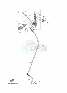 YZ65 (BR86) drawing FRONT MASTER CYLINDER