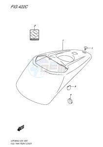 VZR1800BZ BOULEVARD EU drawing FUEL TANK FRONT COVER