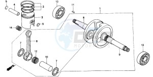 SK50M drawing CRANKSHAFT/PISTON