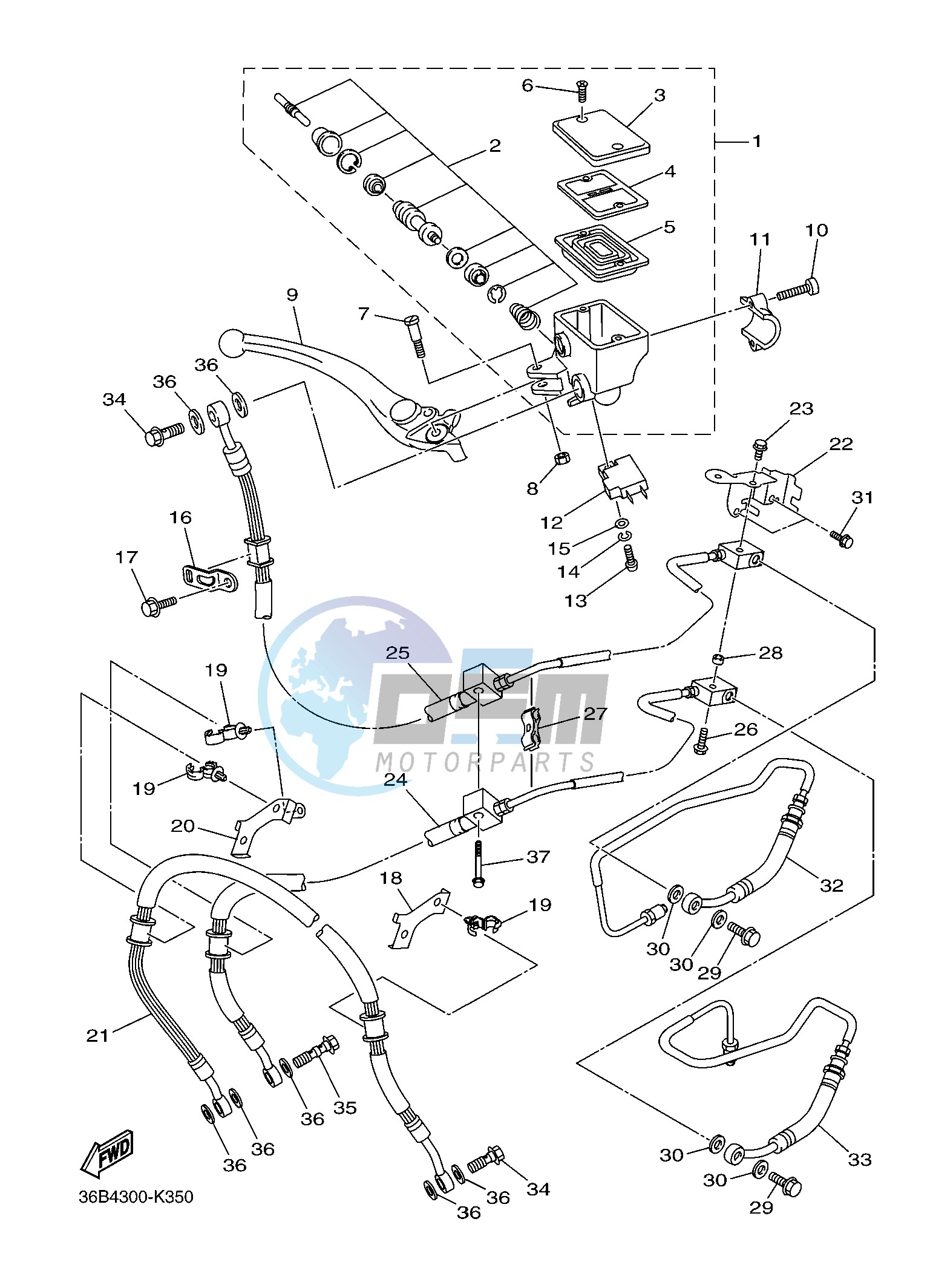 FRONT MASTER CYLINDER