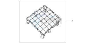 XR125L drawing RUBBER NET A