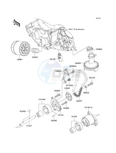 ER 650 A [ER-6N (EUROPEAN] (A6S-A8F) A6S drawing OIL PUMP