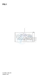 DL1000 (E28) V-Strom drawing GASKET SET